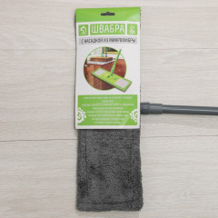 Швабра для мытья пола плоская - Фото 4