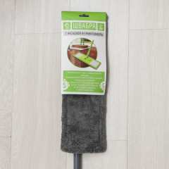 Швабра для мытья пола плоская - Фото 6