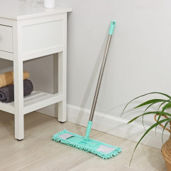 Швабра для мытья пола плоская - Фото 2