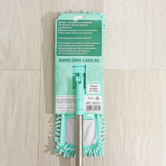 Швабра для мытья пола плоская - Фото 7