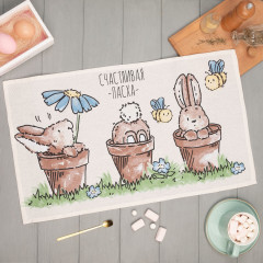 Полотенце «Озорные зайцы» - Фото 1