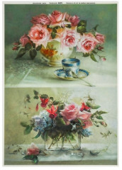 Набор карт декупажных «Цветы и птицы» - Фото 2