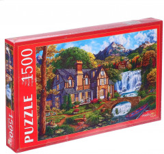 Пазл «Домик у большого водопада» - Фото 1