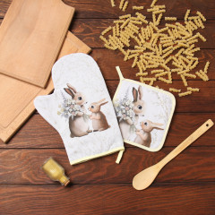 Набор прихваток «Зайчата» - Фото 6