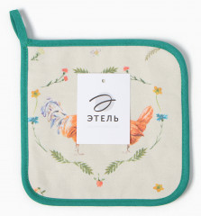 Прихватка «Курочка и петух» - Фото 3