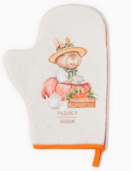 Варежка-прихватка «Кролики» - Фото 1