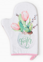 Варежка-прихватка «Тюльпаны» - Фото 1