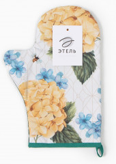 Варежка-прихватка «Гортензии» - Фото 3