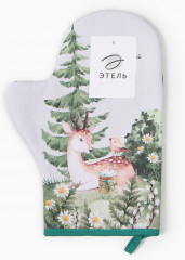 Варежка-прихватка «Лесная сказка» - Фото 3
