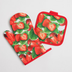 Набор прихваток «Клубника» - Фото 1