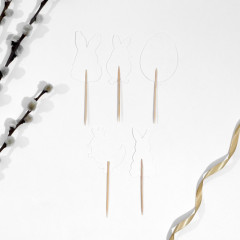 Набор пасхальный для украшения кулича «Зверята» - Фото 1