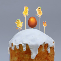 Набор пасхальный для украшения кулича «Светлого дня Пасхи!» - Фото 1