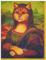 Значок «Кошка Мона Лиза» - Фото 2