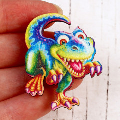 Значок «Тиранозавр» - Фото 2