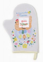 Варежка-прихватка «Курочки» - Фото 3