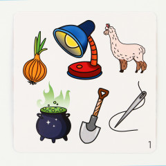 Набор карточек «Лого-доббль. Звук Л» - Фото 10