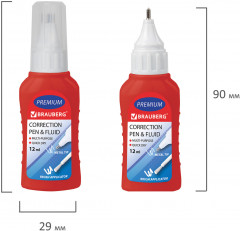 Ручка-корректор + корректирующая жидкость - Фото 8