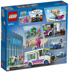 Конструктор City 60314 Погоня полиции за грузовиком с мороженым. Ice Cream Truck Police Chase - Фото 3