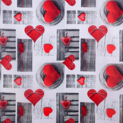 Штора для ванной «Сердца» - Фото 2