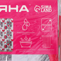 Штора для ванной «Сердца» - Фото 5