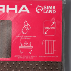 Штора для ванной «Шоколад» - Фото 3