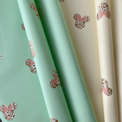 Бумага упаковочная матовая «Mouse». Зеленая - Фото 1