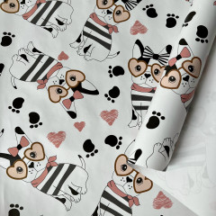 Бумага упаковочная глянцевая «Полосатый». - Фото 1