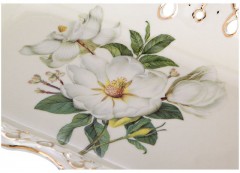 Блюдо «Белый шиповник» (26х15х6 см) - Фото 2