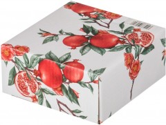 Блюдо для солений «Гранаты» (11х11х5 см) с вилкой - Фото 1