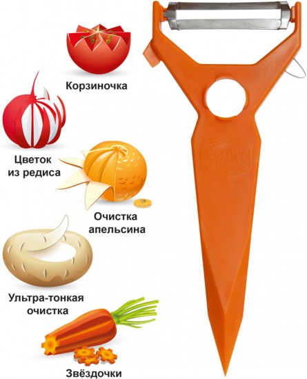 Овощечистка-декоратор