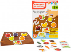 Пластик на липучках «Фрукты, овощи, ягоды, грибы» - Фото 1