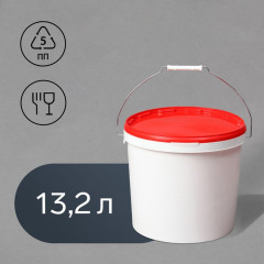 Бак-ведро пищевой для солений с герметичной крышкой - Фото 1