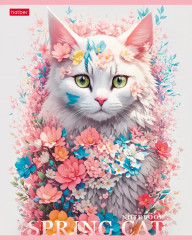 Тетрадь общая «Spring Cat» - Фото 1