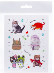 Набор наклеек «Котики бывают разными» - Фото 6