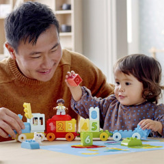 Конструктор Duplo 10954 Поезд с цифрами — учимся считать. Number train — learn to count - Фото 5