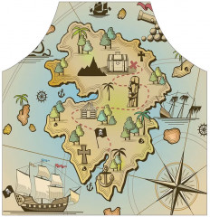 Фартук кухонный «Пиратские сокровища» - Фото 2