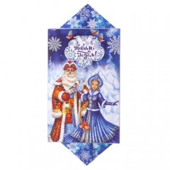 Коробка подарочная «Дед Мороз и Снегурочка» - Фото 1