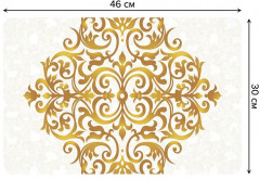 Набор салфеток сервировочных «Золотой дамасский узор» - Фото 4