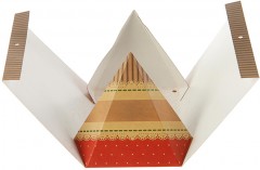 Коробка-треугольник из крафта «Сказочного Нового года» - Фото 2