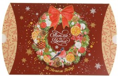 Коробка сборная фигурная «Уюта в новом году!» (19х14 см) - Фото 2