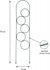 Шпалера «Мини-кольцо» - Фото 1