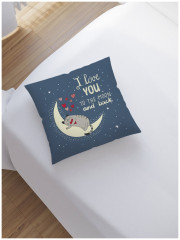 Наволочка декоративная «Валентинка с котиком» - Фото 1