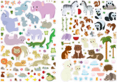 600 наклеек. Животные - Фото 1