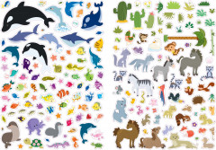 600 наклеек. Животные - Фото 4