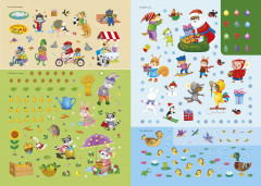 600 наклеек. Приключения зверят - Фото 1