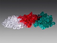 Кристаллы декоративные (58 шт), рубиновые - Фото 1