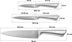 Набор ножей «Серебро» - Фото 1