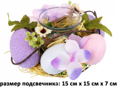 Подсвечник «Сиреневое очарование» - Фото 2