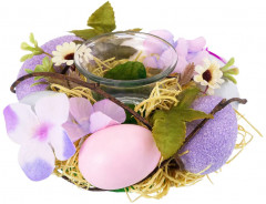 Подсвечник «Сиреневое очарование» - Фото 4