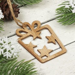 Подвеска новогодняя «Подарочки» (2 шт) - Фото 1